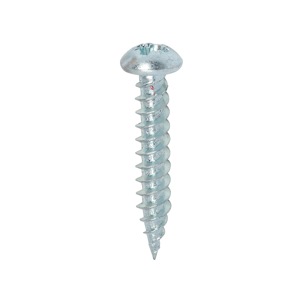 8 x 1 - Twin Woodscrew PZ2 RND Zinc