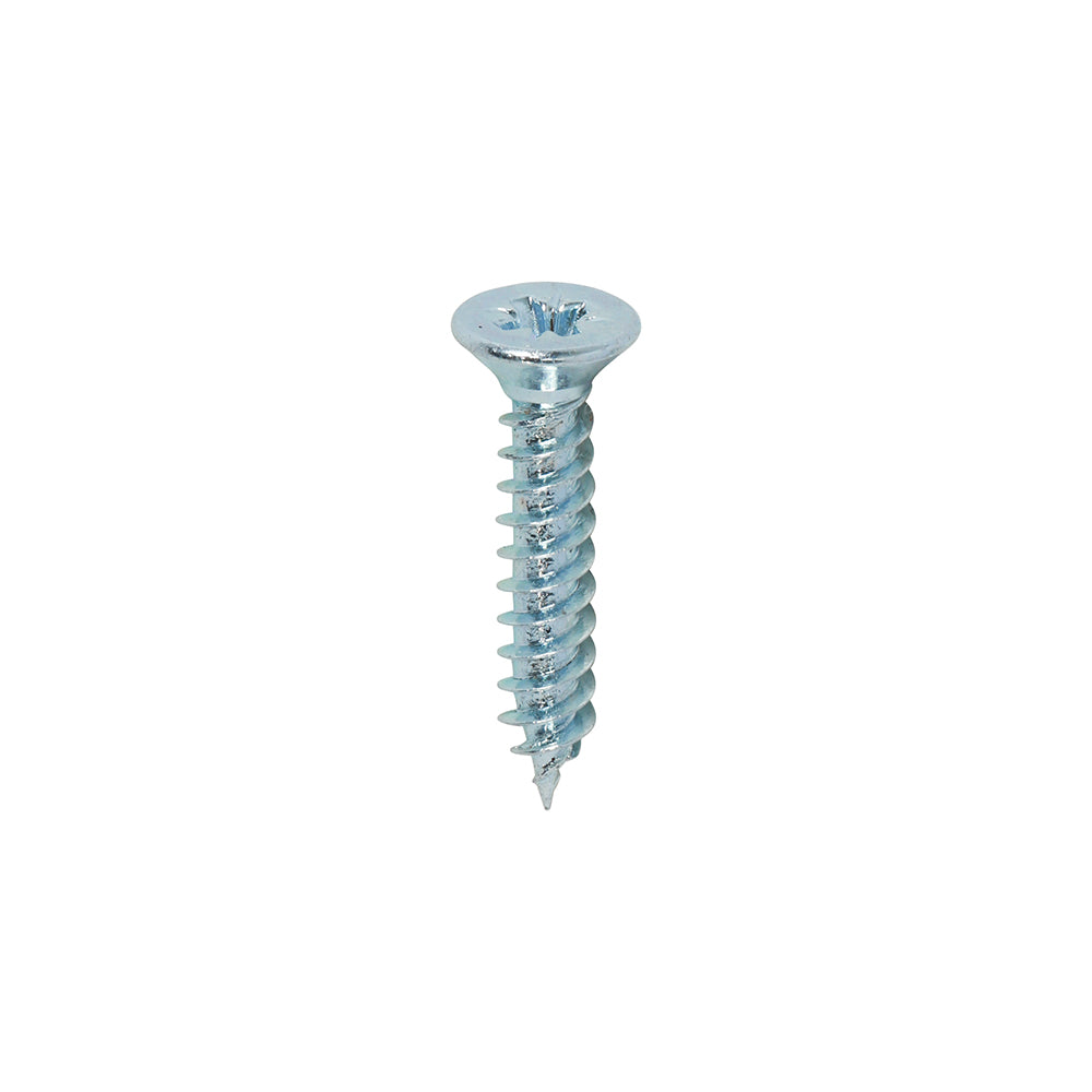 4 x 5/8 - Twin Woodscrew PZ1 CSK Zinc