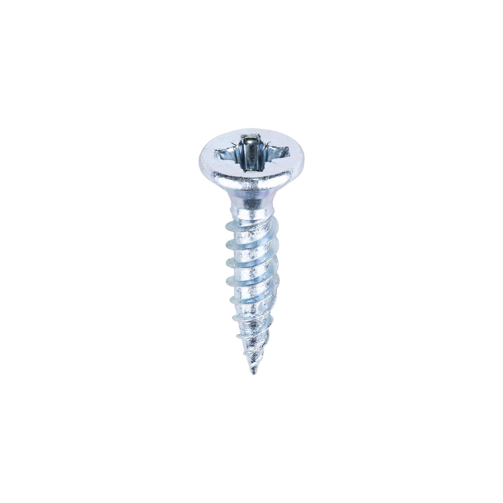 5 x 5/8 - Twin Woodscrew PZ2 CSK Zinc
