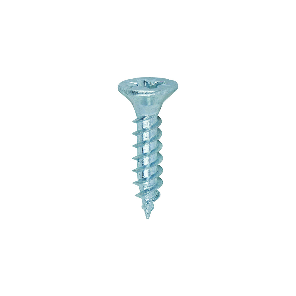 6 x 5/8 - Twin Woodscrew PZ2 CSK Zinc