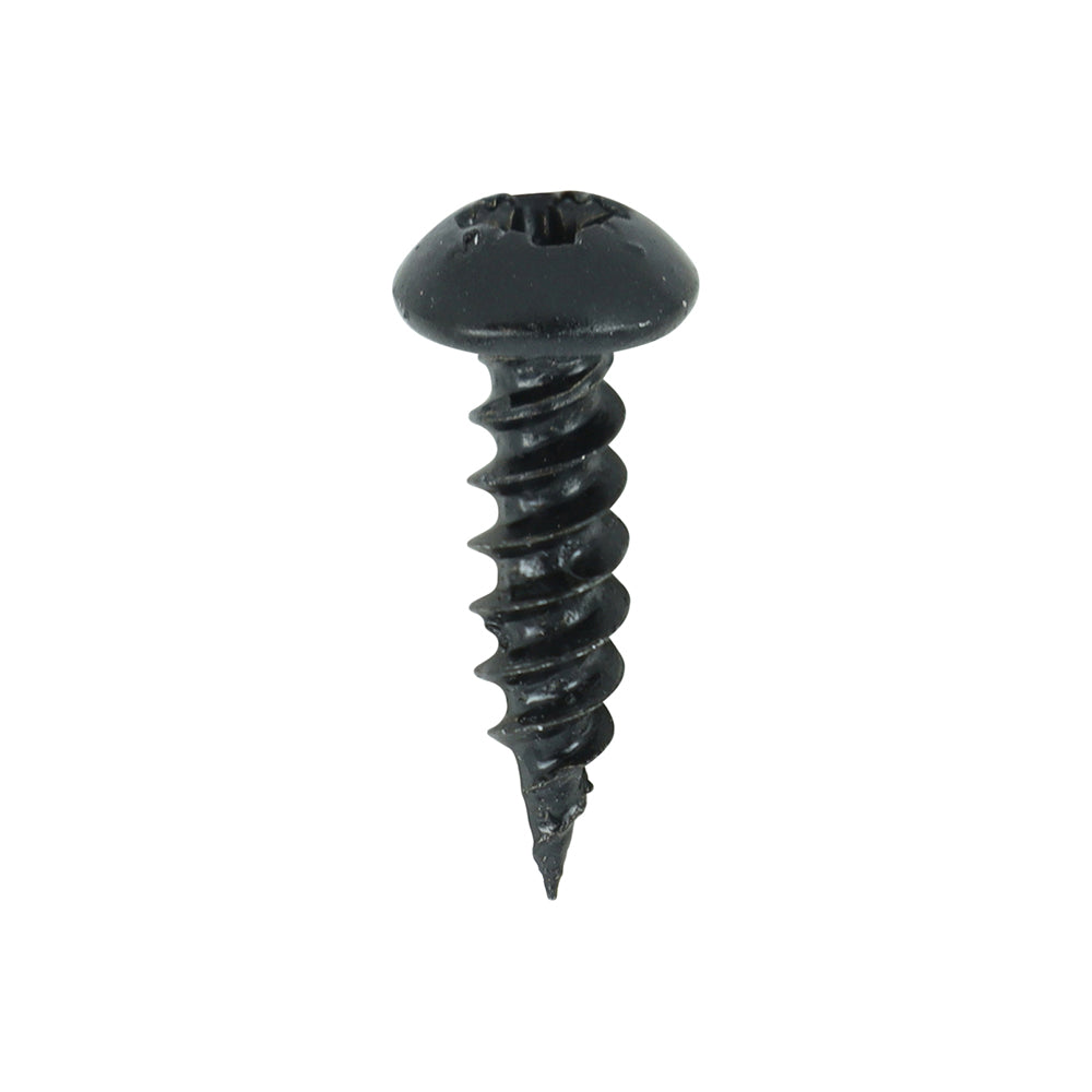 8 x 5/8 - (16mm x 4mm) - Blackjax Screw PZ2 - Black