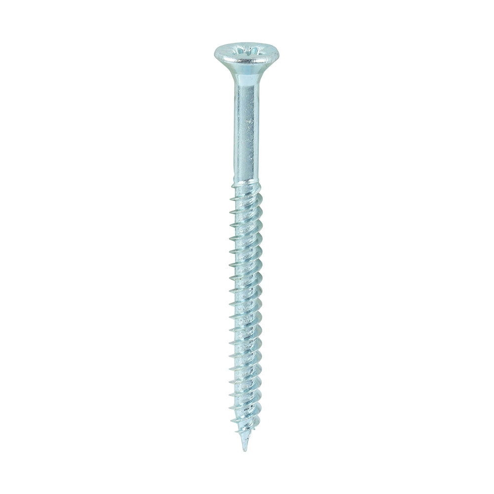 6 x 1 3/4 - Twin Woodscrew PZ2 CSK Zinc