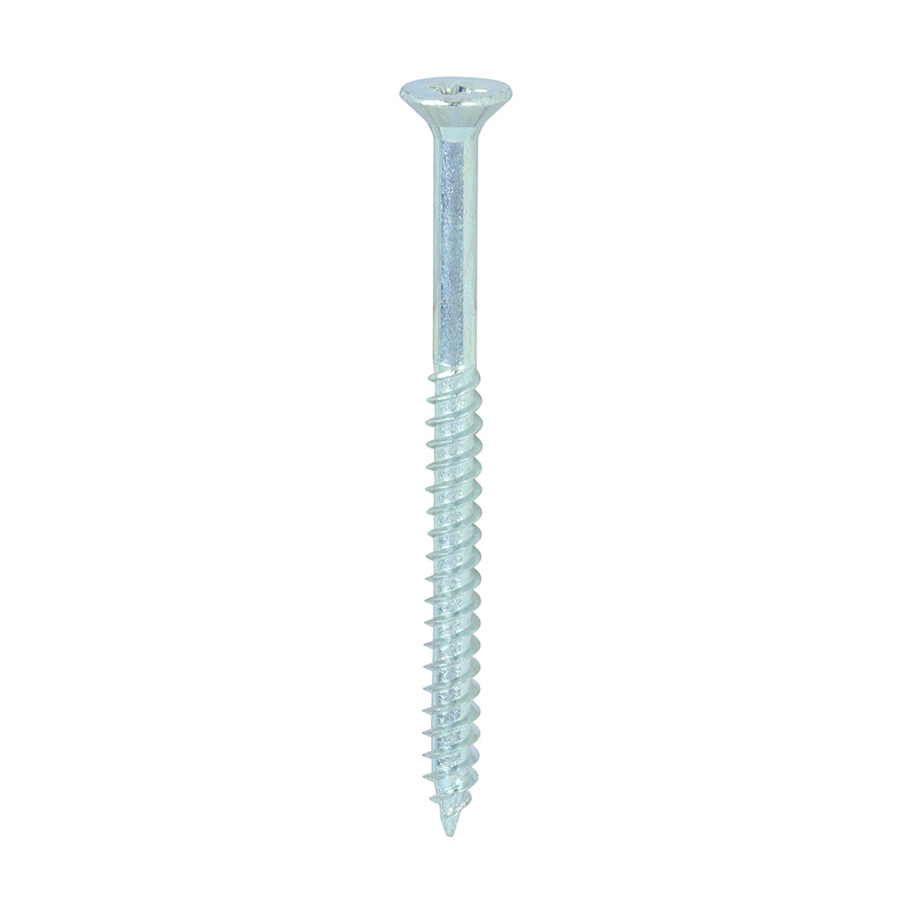 8 x 2 1/4 - Twin Woodscrew PZ2 CSK Zinc
