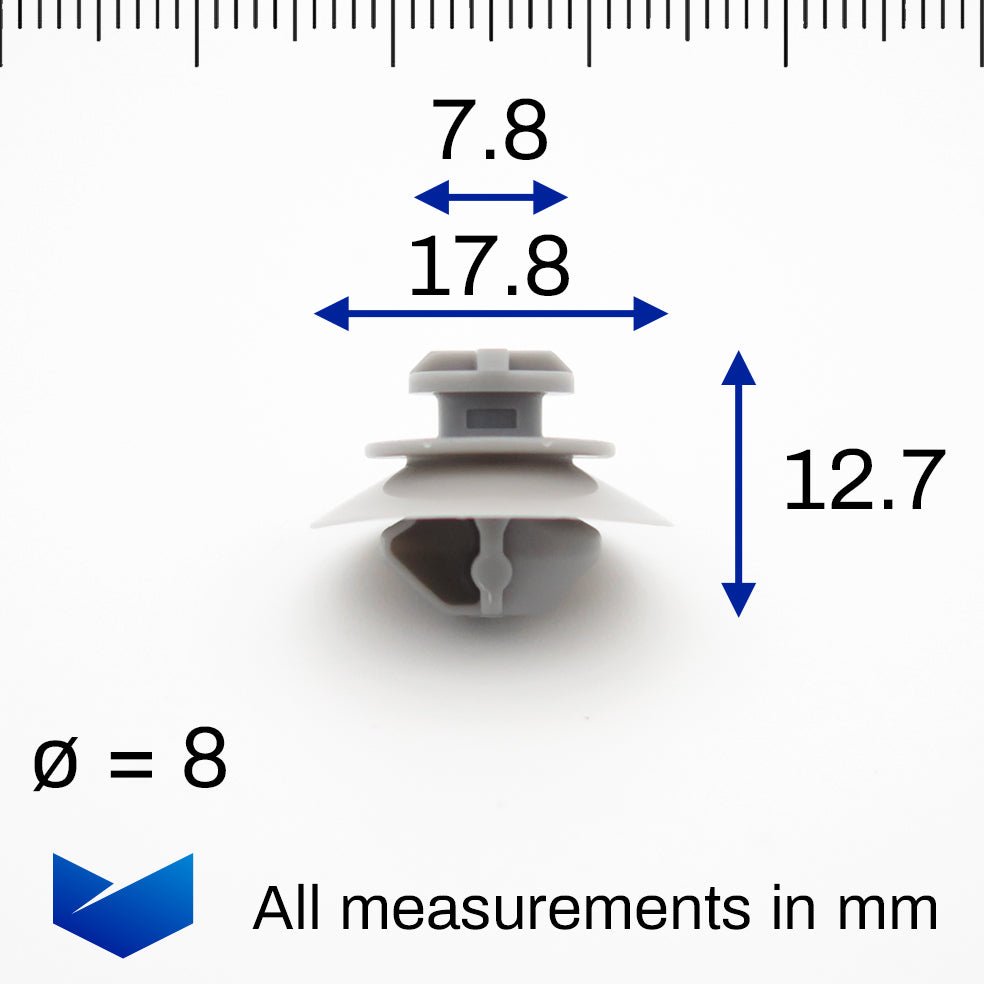 Trim Moulding Clips, Grey - image 2