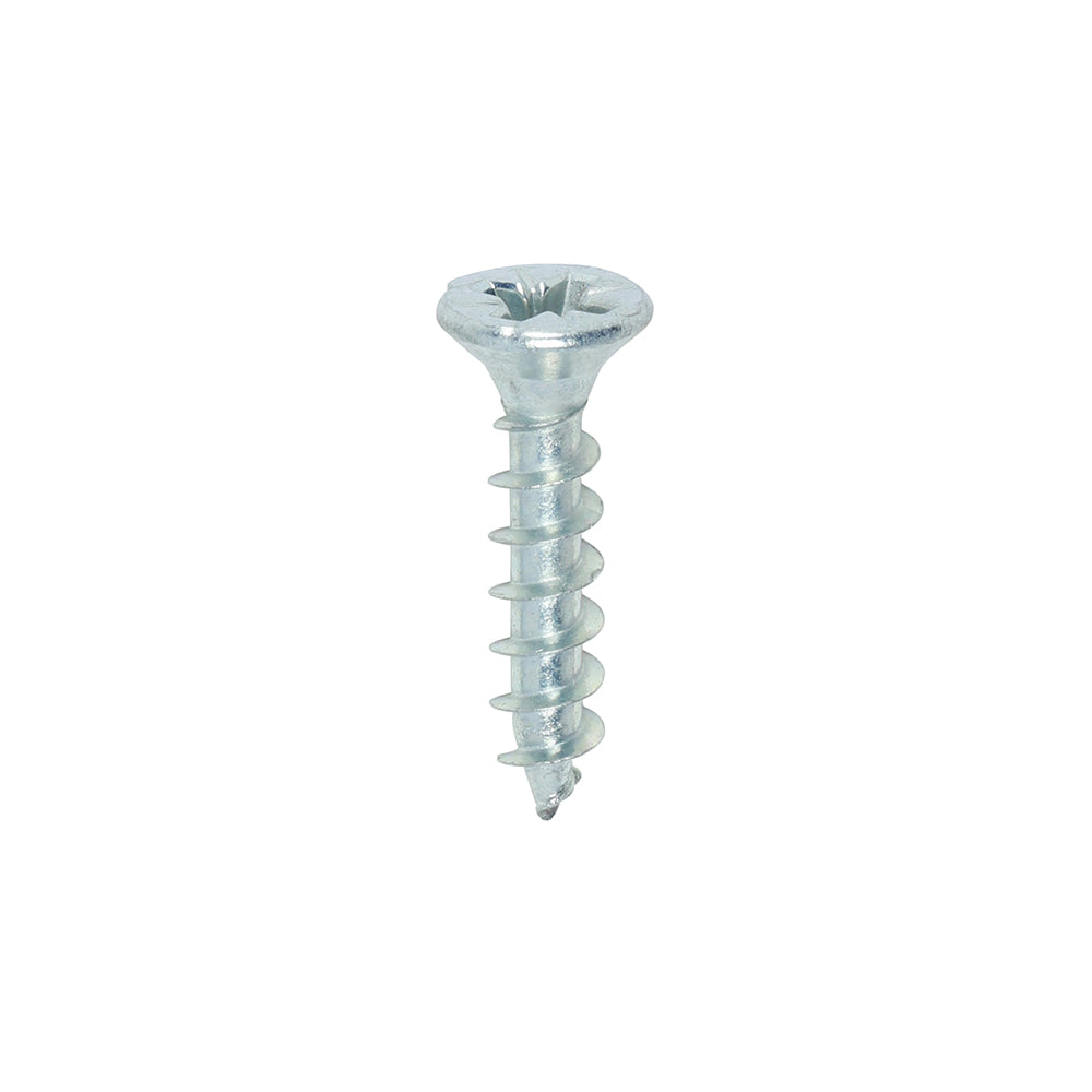 4.0 x 20 - Solo Woodscrew PZ2 CSK Zinc