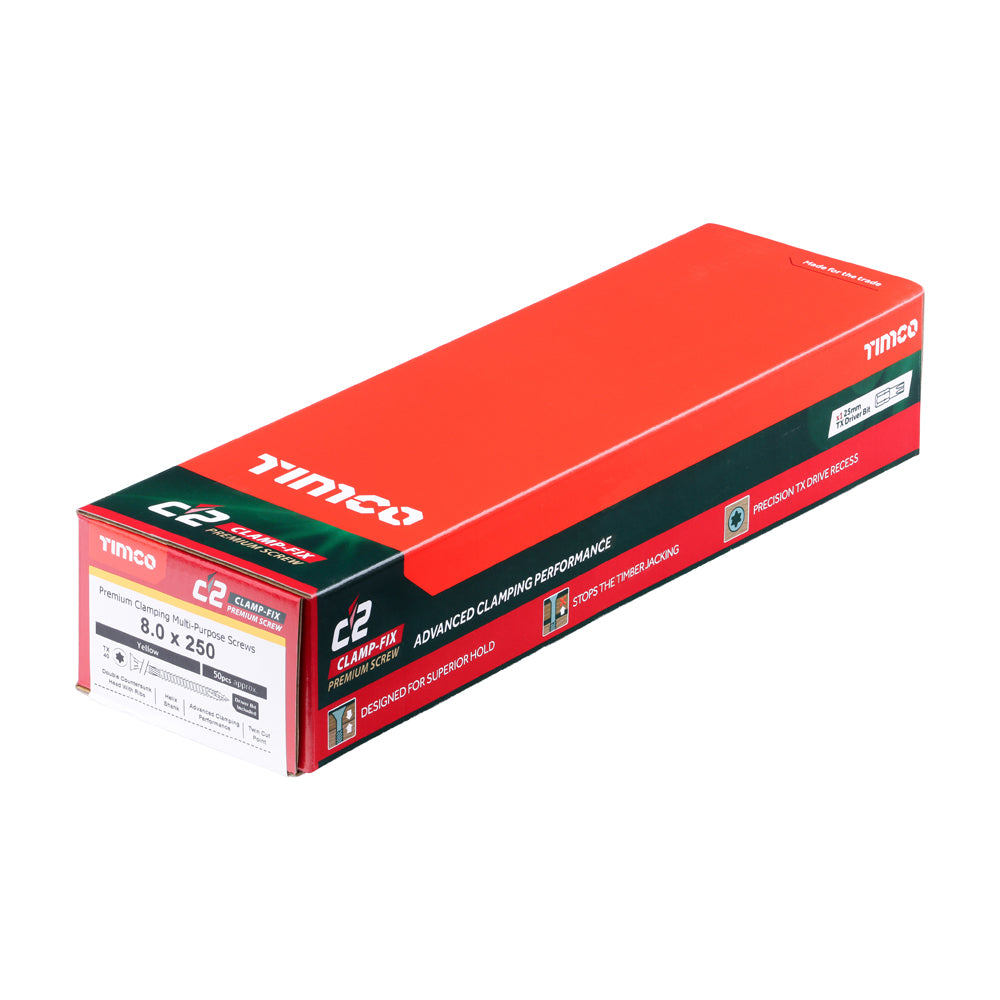 8.0 x 250 - C2 Clamp-Fix TX CSK ZYP