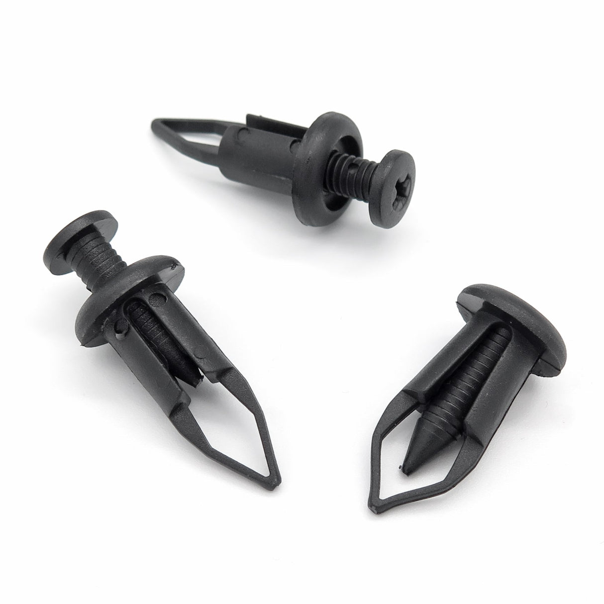 Screw Fit Clip, 9.5mm Hole, Black
