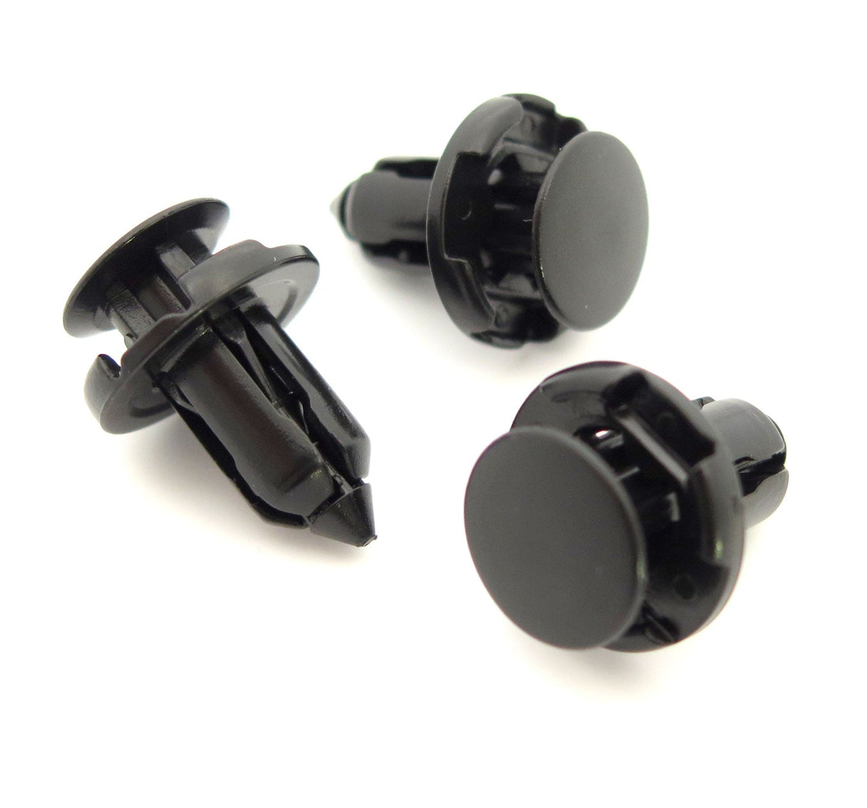 Push Fit Plastic Rivet, Black, 9mm Hole, Black