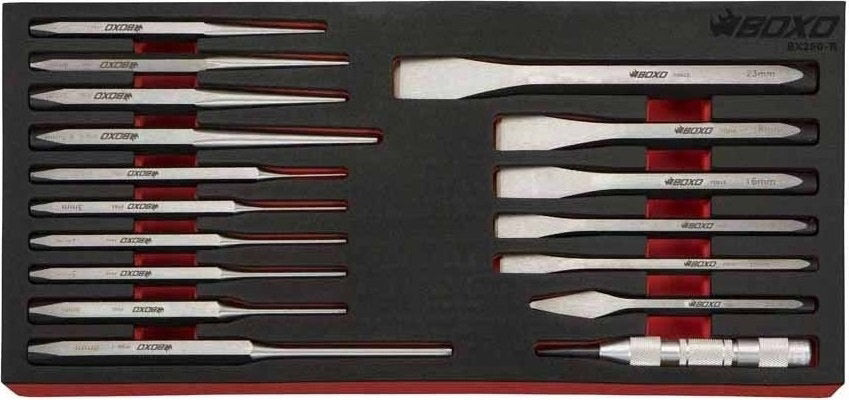 17Pc Punch & Chisel Set