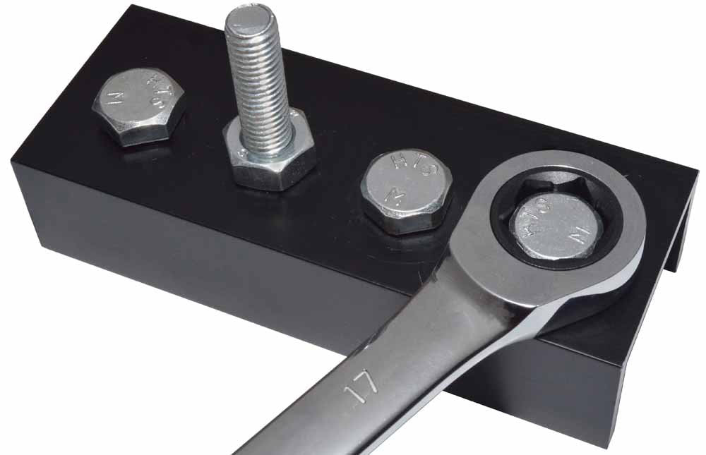 12 Pc Bolt Extractor Non-Reversible Ratcheting Spanner Set