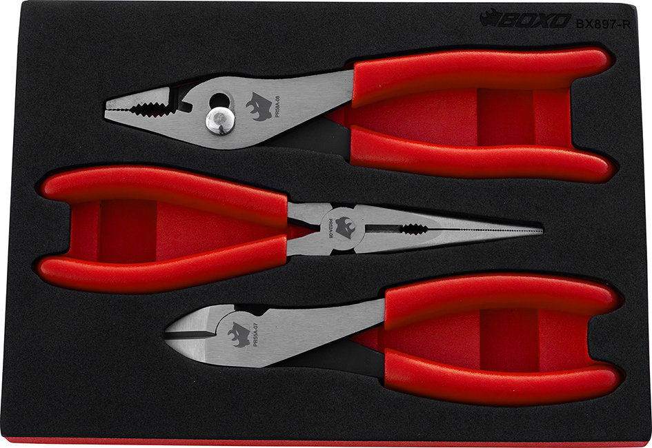 3Pc Professional Plier Set