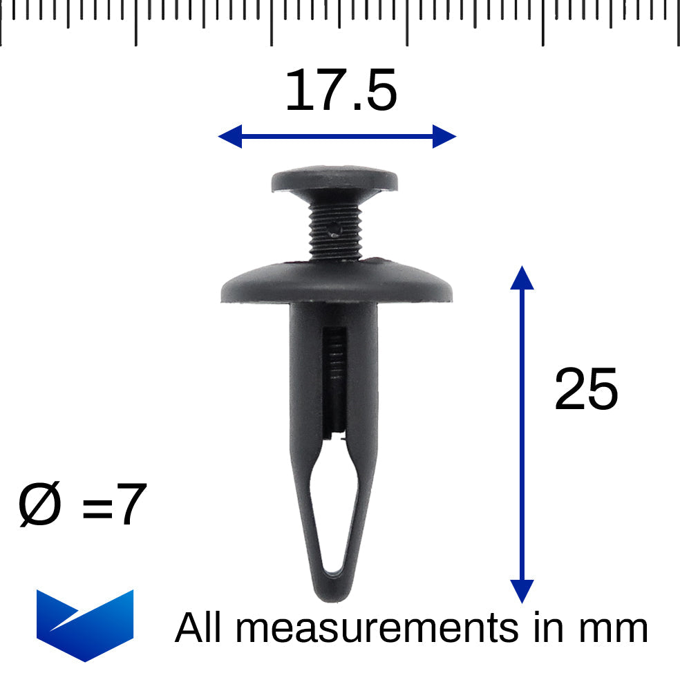 Screw Fit Plastic Rivet - image 2
