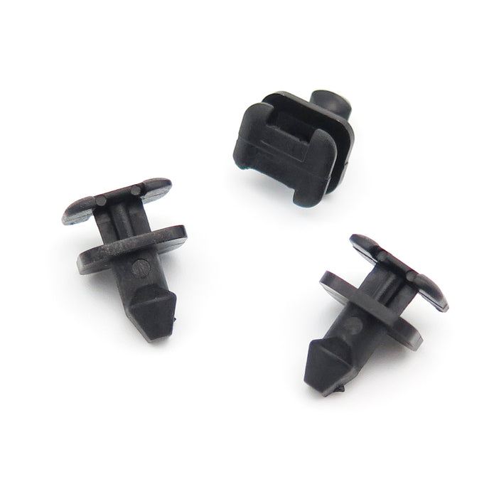 Windscreen Cowl Clips, Black