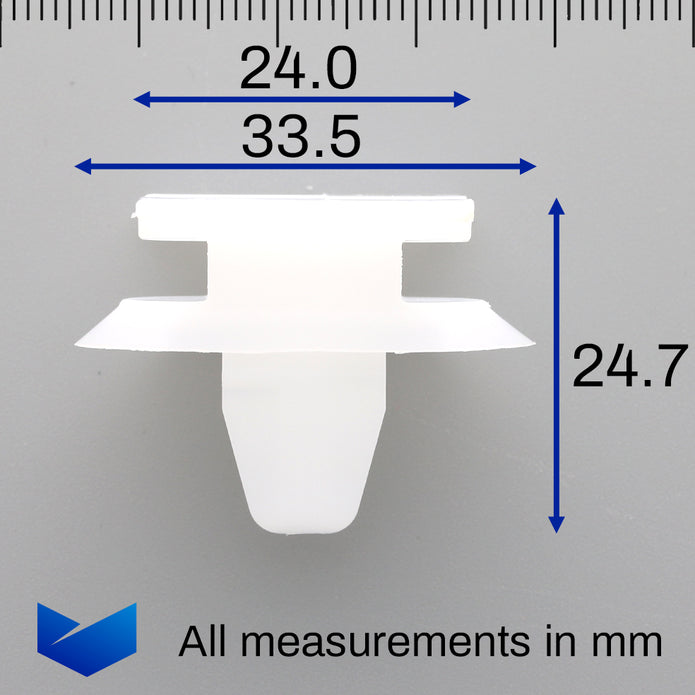 Trim Moulding Clip, White - image 2