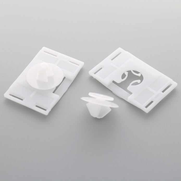 Side Moulding & Wheel Arch Flare Trim Clip, White - image 2