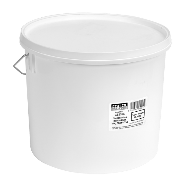 Shot Blasting Glass Beads Tub 25kg