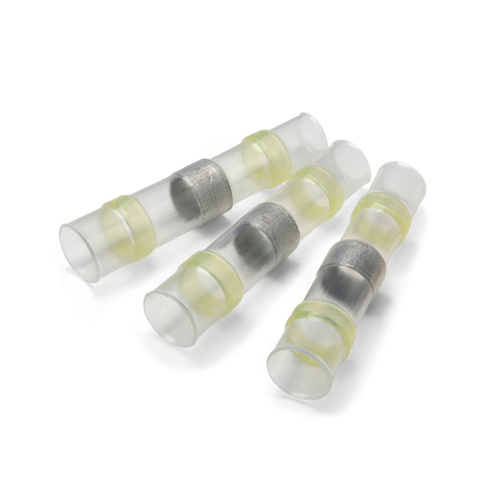 Yellow Heatshrink Solder Connectors - Pack of 100