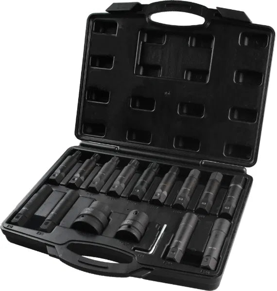 Powerhand 3/4 & 1 Dr Impact Bit Set 16Pc