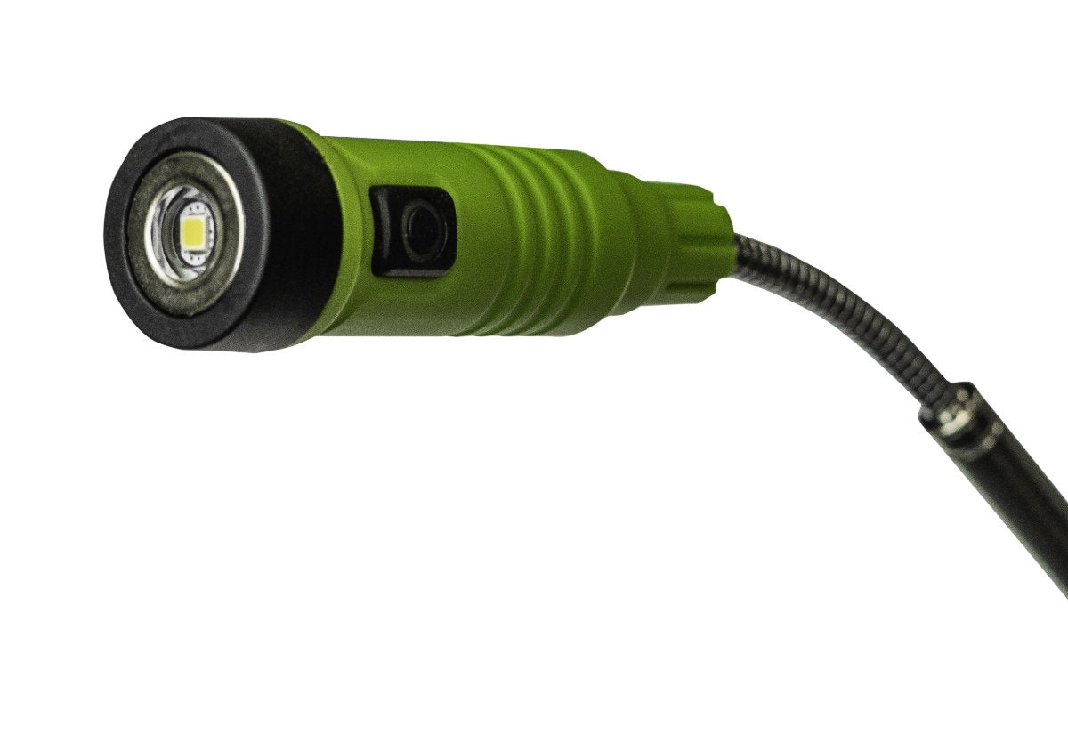 Rechargeable Pen Light With Magnetic Pickup, Green