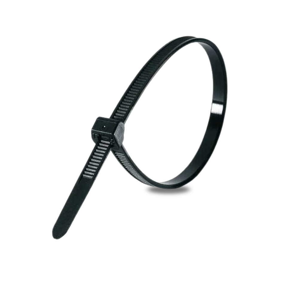 CABLE TIES BLACK 4.8mm X 300mm