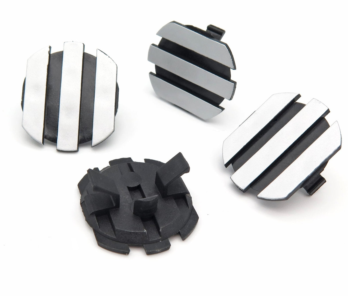 Cylinder Head Cover Caps, Black and Silver - image 2