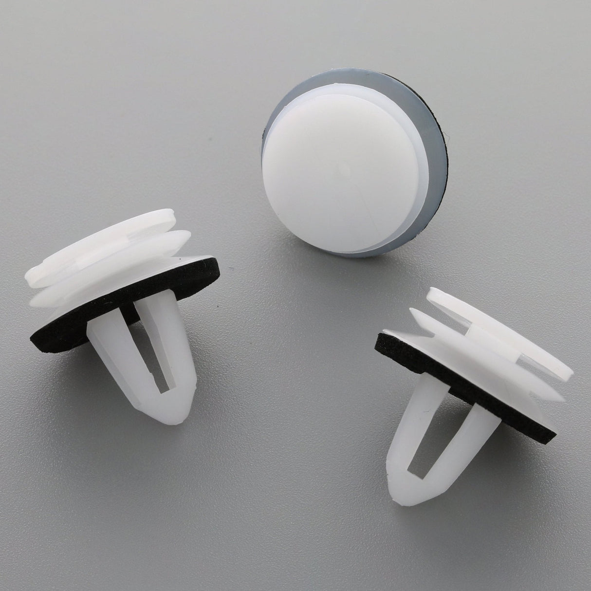 Trim Panel Clip, White with Washer