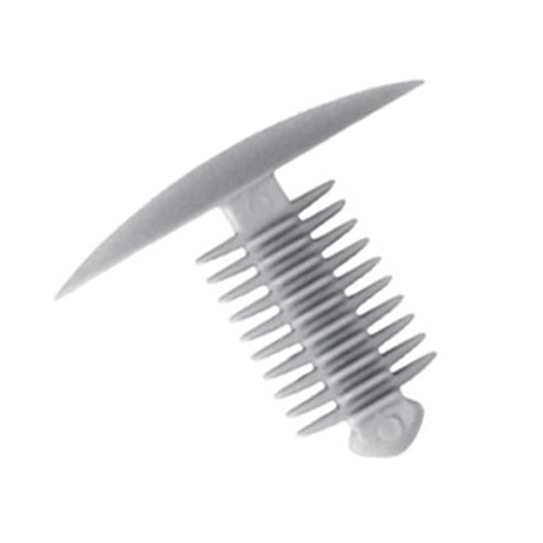 Fir Tree Trim Clip, 9-10mm Hole, 33mm Head, Grey