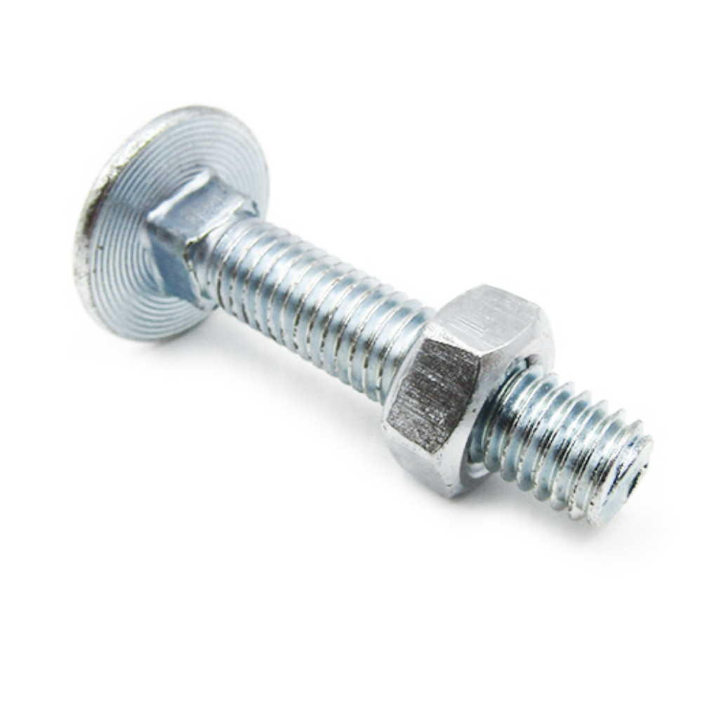 M8x40 Coach bolts steel - Evelyne Bolts®
