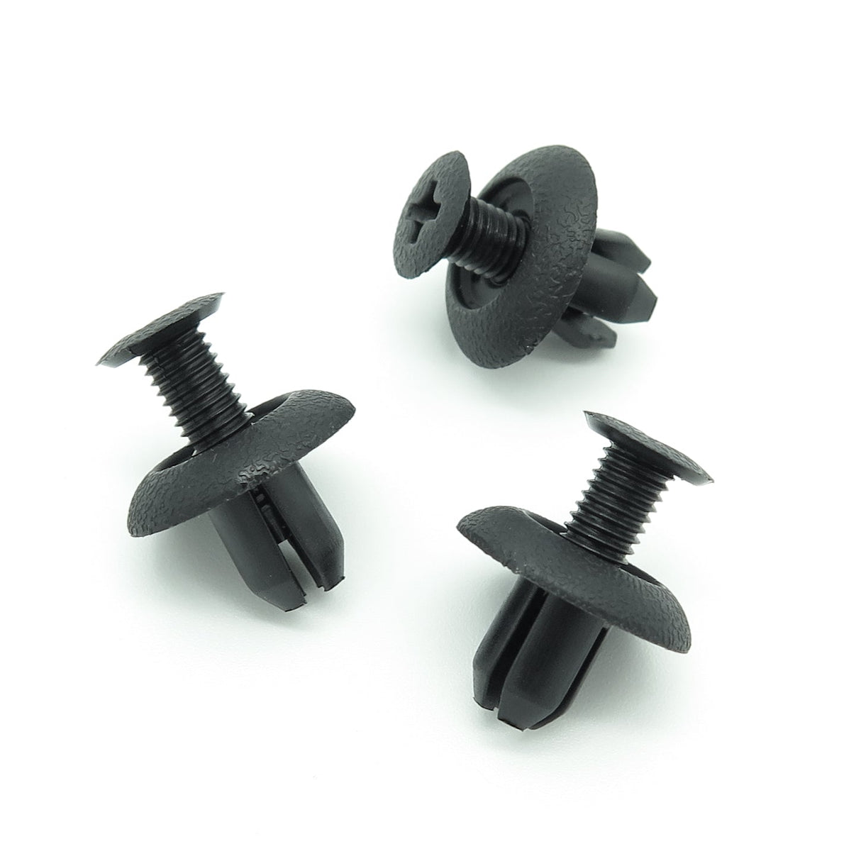 Screw Fit Plastic Rivet, Black