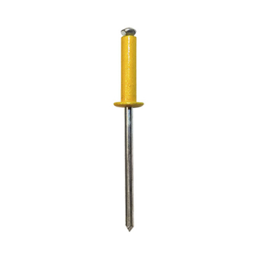 Yellow Rivet 4.8x15mm Std Flg - Evelyne Bolts®