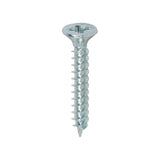7 x 1  - Twin Woodscrew PZ2 CSK Zinc