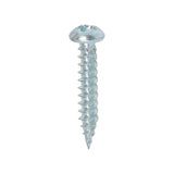 8 x 1  - Twin Woodscrew PZ2 RND Zinc