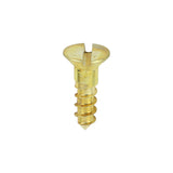 6 x 1/2 - Brass Timber Screw SLOT CSK