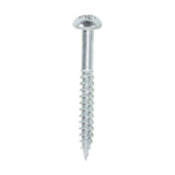 6 x 1 1/4  - Twin Woodscrew PZ2 RND Zinc