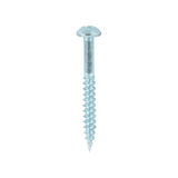 8 x 1 1/2  - Twin Woodscrew PZ2 RND Zinc