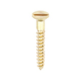 10 x 1 1/2 - Brass Timber Screw SLOT CSK