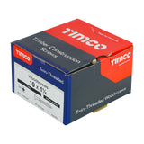 10 x 1 1/2  - Twin Woodscrew PZ2 CSK Zinc