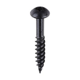 10 x 1 1/4 - (30mm x 5mm) - Blackjax Screw PZ2 - Black