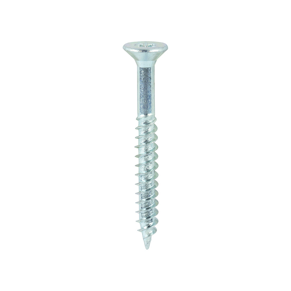 10 x 1 3/4  - Twin Woodscrew PZ2 CSK Zinc
