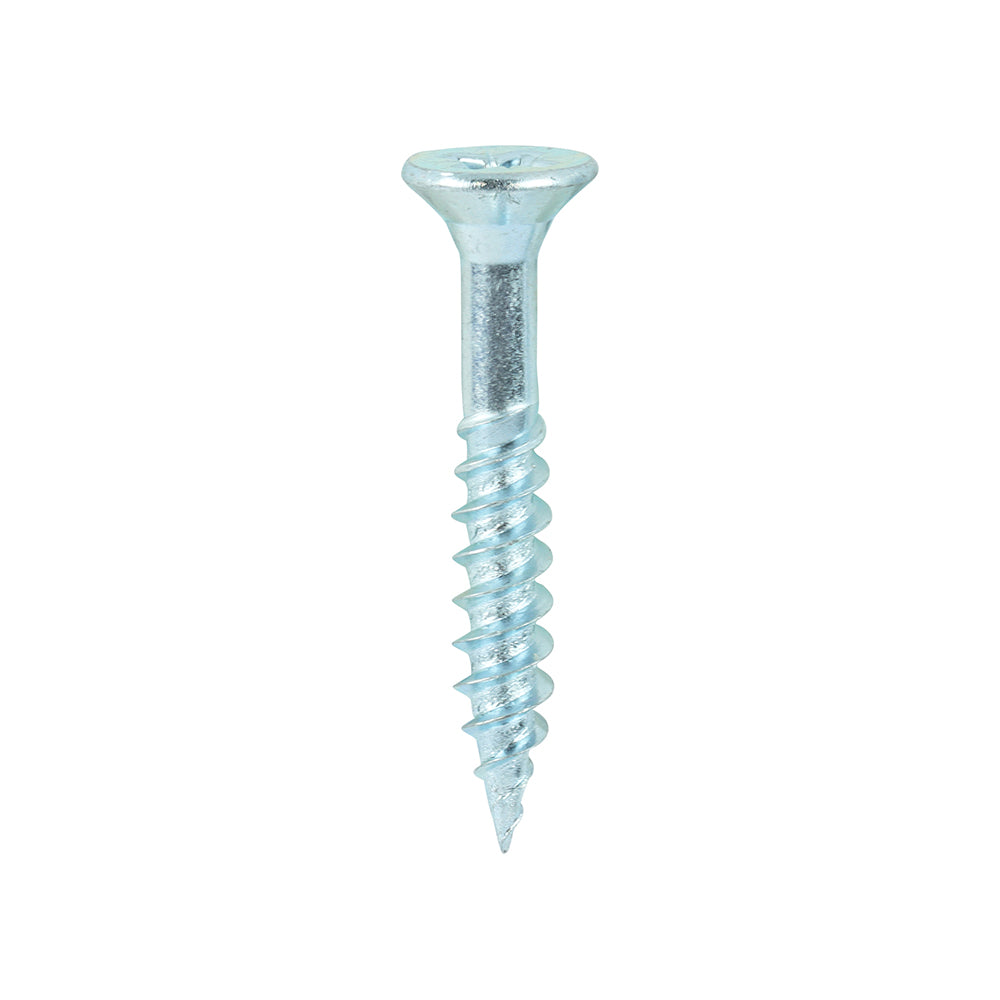 12 x 1 1/2  - Twin Woodscrew PZ3 CSK Zinc