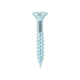 12 x 1 1/2  - Twin Woodscrew PZ3 CSK Zinc