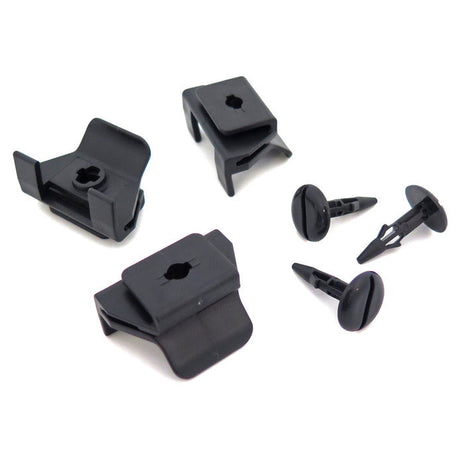 Fastener Set, Spire Clip and Pin, Grey