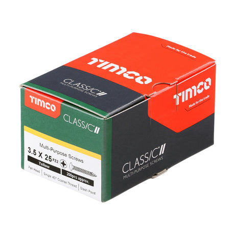 3.5 x 25 - Classic Screw PZ2 Pan Head