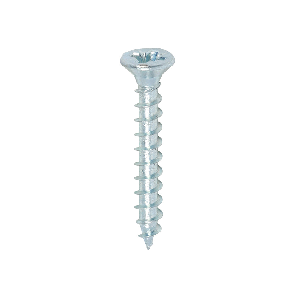 3.5 x 25 - Solo Woodscrew PZ2 CSK Zinc