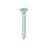 3.5 x 25 - Solo Woodscrew PZ2 CSK Zinc