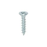 4.0 x 20 - Solo Woodscrew PZ2 CSK Zinc