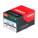 4.0 x 30 - Classic Screw PZ2 PAN A2 SS