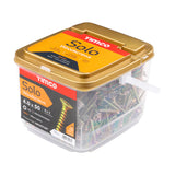 4.0 x 50 - Solo Woodscrew CSK - ZYP (TUB)