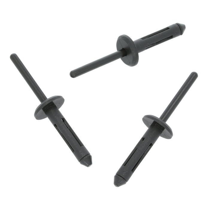 5mm Plastic Blind Rivet, 12mm Collar