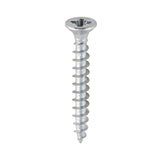 4.5 x 35 - Solo Woodscrew PZ2 CSK Zinc